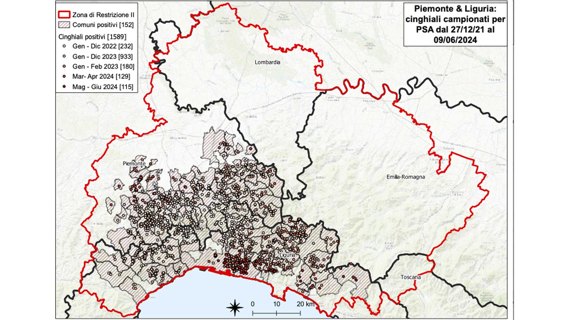 territorio colpito da psa al 09062024