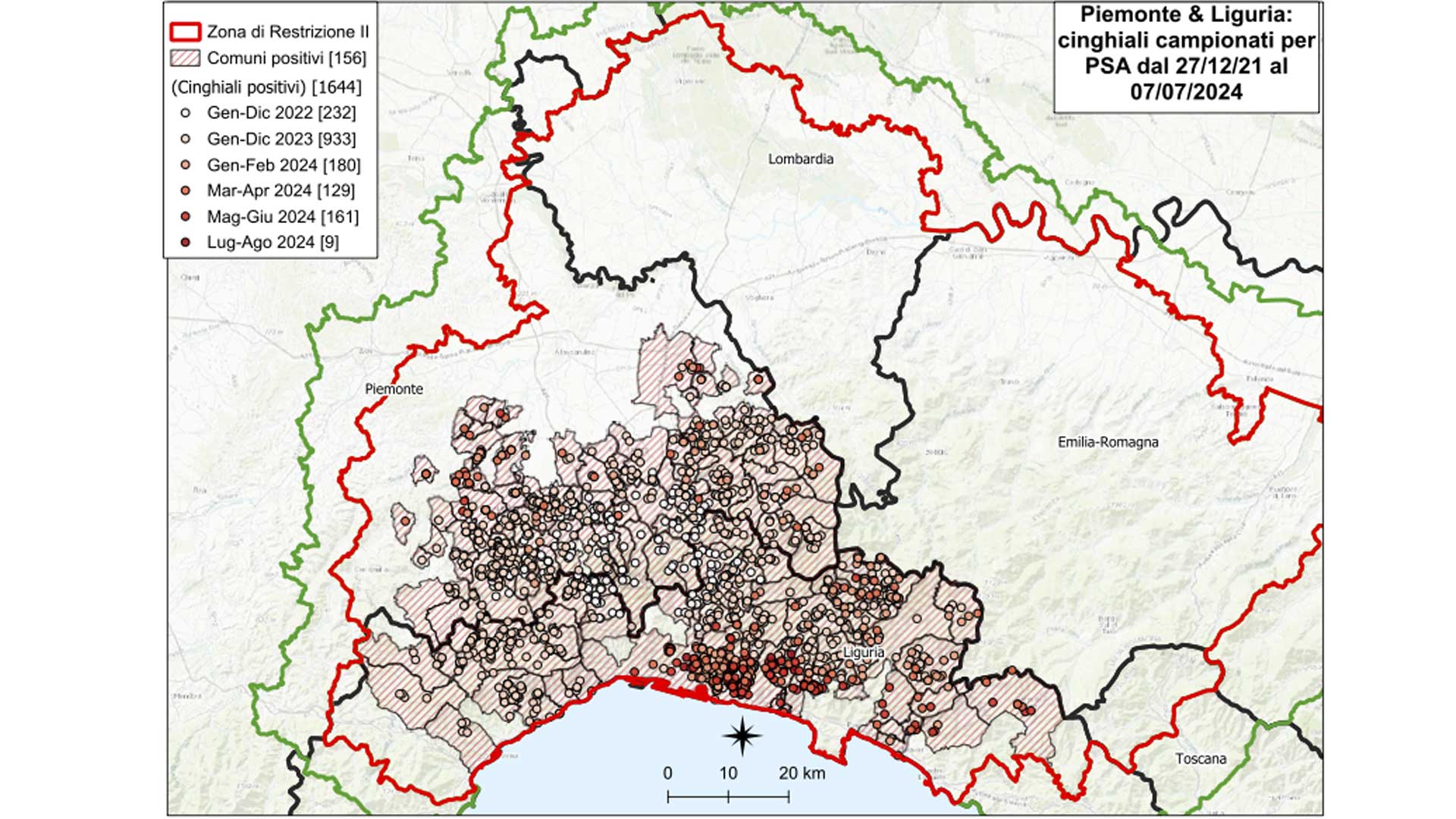 territorio colpito da psa al 07072024