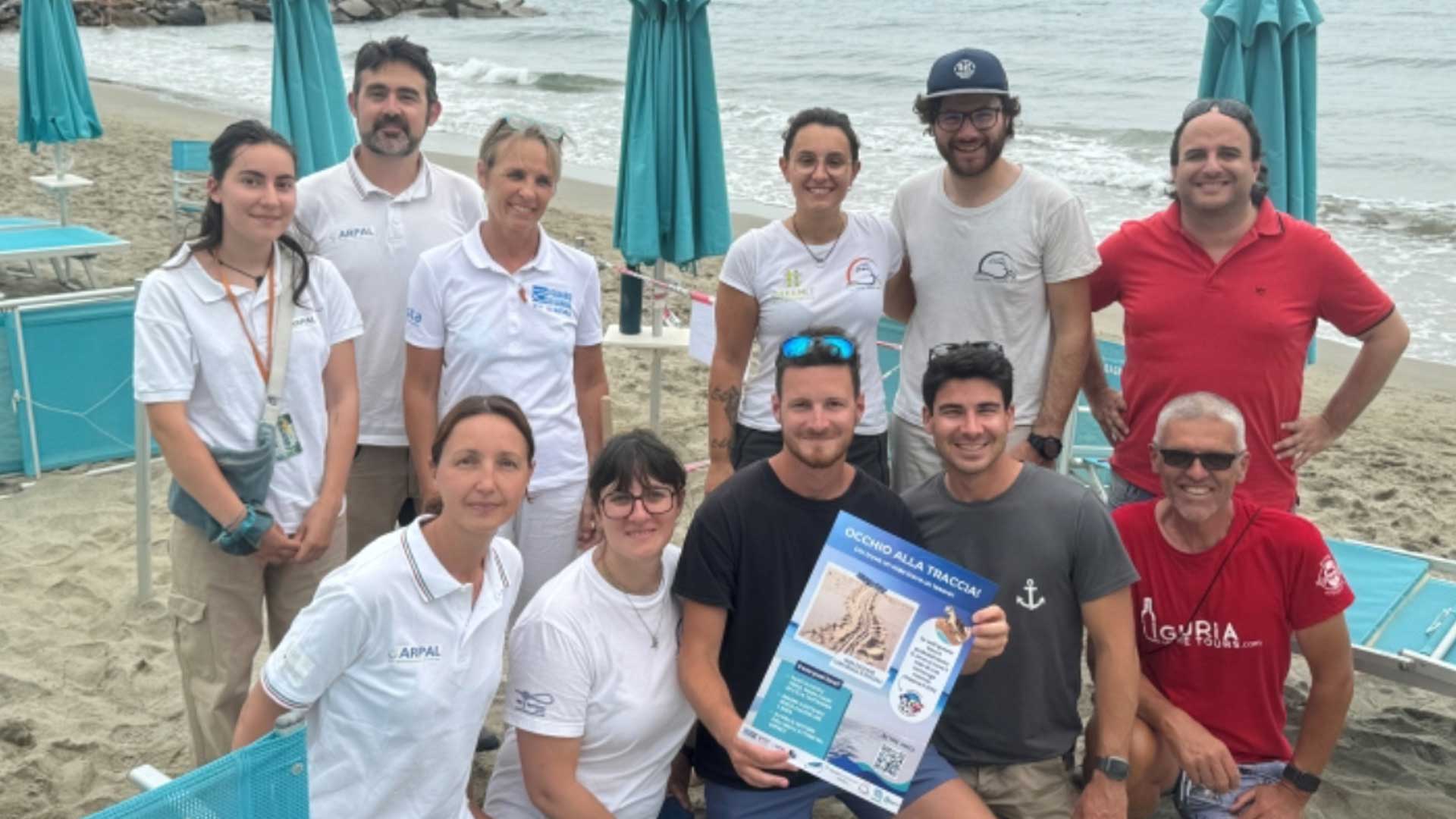 il gruppo di monitroaggio dei nidi IZSPLV a laigueglia